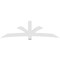 Ekena Millwork Davenport Architectural Grade PVC Gable Bracket, 108"W x 31 1/2"H x 4"D x 6"F, 7/12 Pitch GBP108X32X0406DAV00 - alternate 5